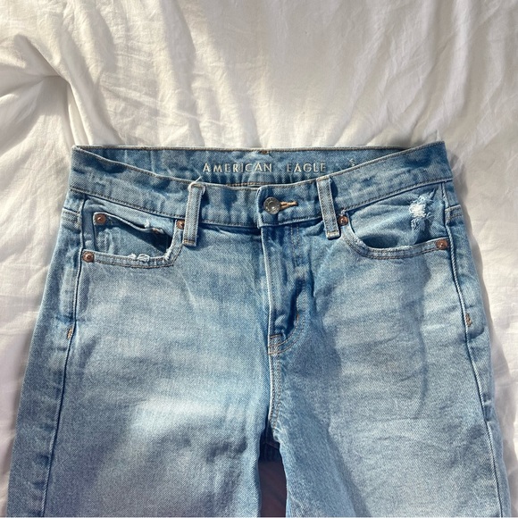 amercian eagle 90s split hem bootcut jeans - Picture 2 of 8